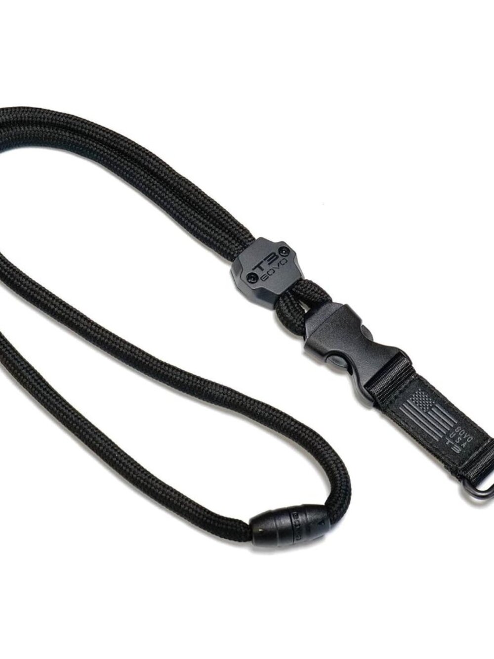 T3 Lanyard U.S. Special Edition,Durable Round Cord,Metal Hook,Breakaway Buckle,S
